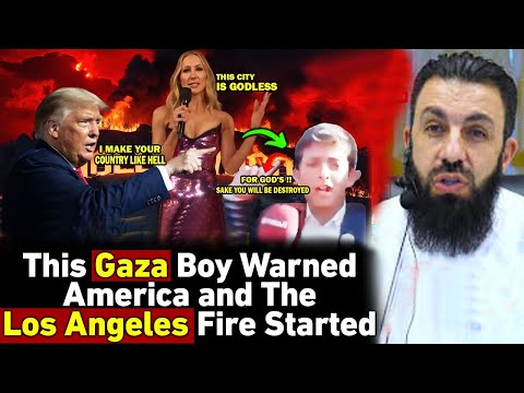 🔴 Miracle Child!!~ This G^za Boy Warned America and the Los Angeles Fire Started - Belal Assad