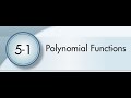 Understanding Polynomial Functions Concepts