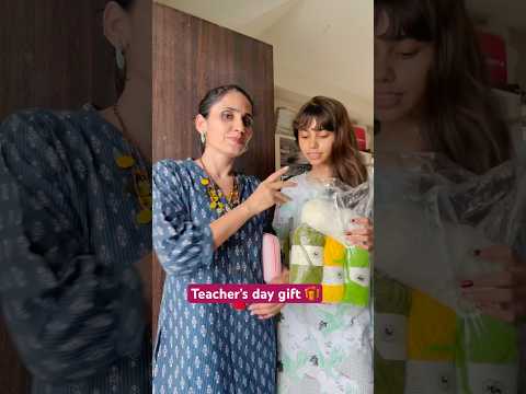 Let’s make teacher’s day gift 🎁 / Divya Ghamu Saran / What is the perfect teacher gift? #shorts
