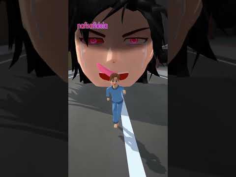YUTA MIMPI DIKEJAR HANTU KEPALA SAKURA SCHOOL SIMULATOR #shorts