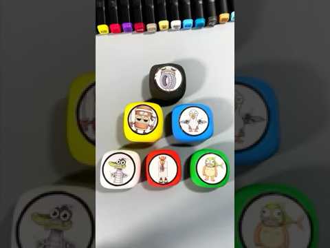 Making blind boxes with clay#clay #sprunki #diy#lego