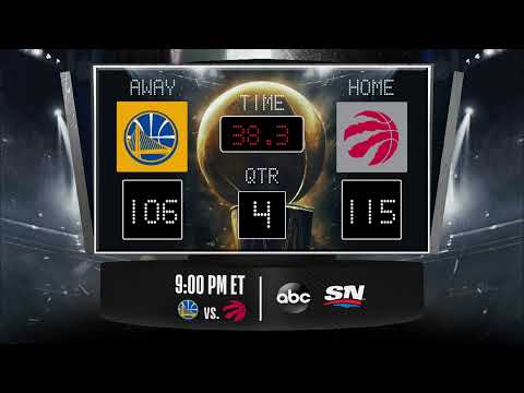 Warriors @ Raptors LIVE Scoreboard - Join the conversation and catch all the action on #NBAonABC!