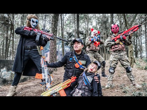 LTT Films : Warriors S.E.A.L X Nerf Guns Fight Crime Group Grakk Damn A Car Thief