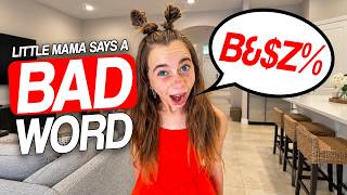 Little Mama said a BAD WORD!😨 IT Got PUNISHED!😦