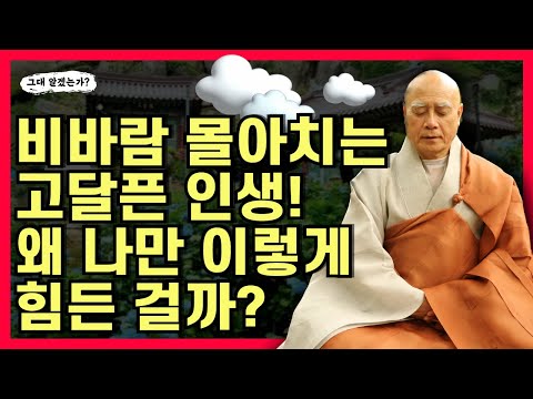비바람 몰아치는 고달픈 인생! 왜 나만 이렇게 힘든 걸까? ㅣ무명스님의 그대 알겠는가 31화 #무명사#무명스님#회룡선원#그대알겠는가#가피이야기#업장#가피#건강#천도재