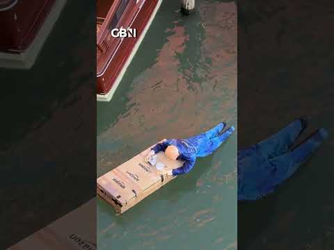 Floating Jeff Bezos seen in Venice canals ahead of Amazon boss' CONTROVERSIAL wedding