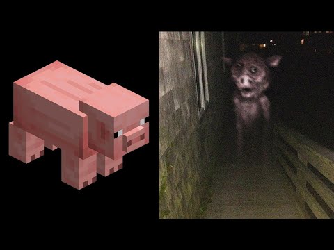 MINECRAFT pero LOS MOBS SE VEN MUY REALISTAS 😱