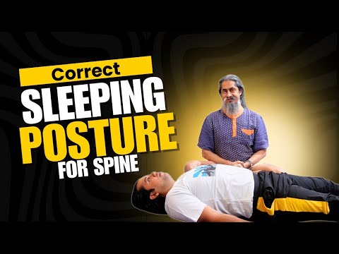 Correct Sleeping Posture for a Healthy Spine | Yoga Tips by Yogacharya Dhakaram #YogaPeace