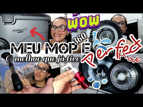 O MELHOR E MAIOR MOP 360° QUE JÁ TIVE 😜 PERFECT PRO MOVE 😉 O NOVO PARCEIRO DAS FAXINAS 🏡 DO LAR 🏡🌹