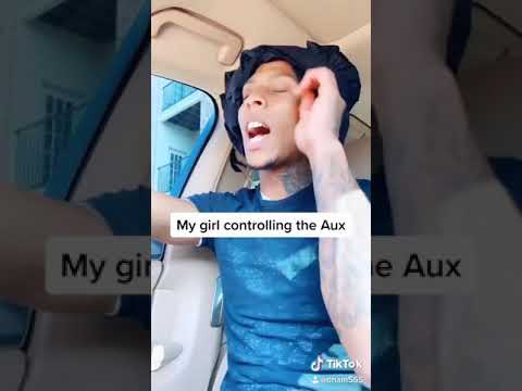 My girl controlling the aux
