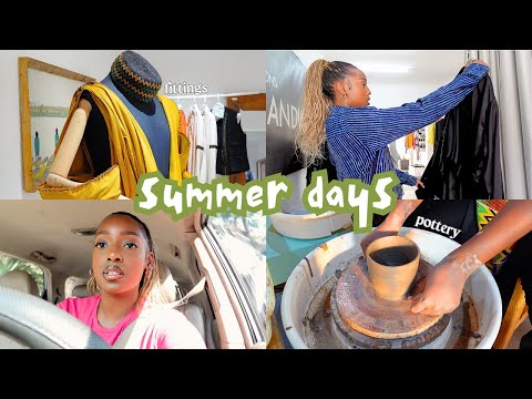 WEEKLY VLOG 🌟 we’re outsideee! summer events, pottery, gym sesh, first PR unboxing, grwm | cheymuv