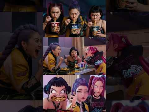 KPop Demon Hunters silly moments in real life