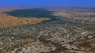 مناظر ساحرة من الصحراء الجزائرية 🏜️ | Relaxing Sahara Drone Footage & Calm Music 4K