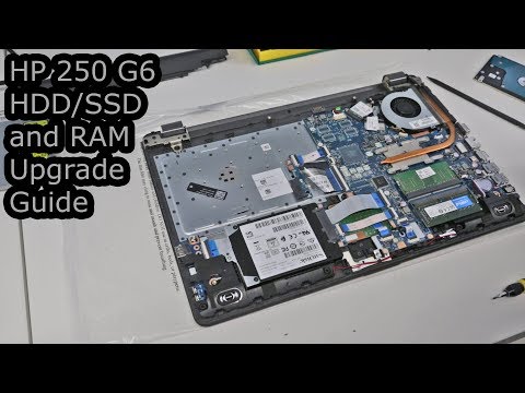 (ENGLISH) HP 250 G6 HDD/SSD and RAM Upgrade Guide