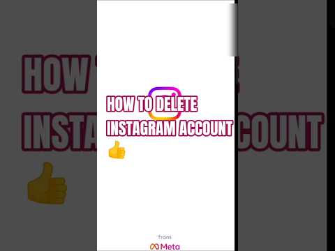 How to delete Instagram account 🤔👍 || #shorts #instagram #delete #account #ytshorts #youtubeshorts