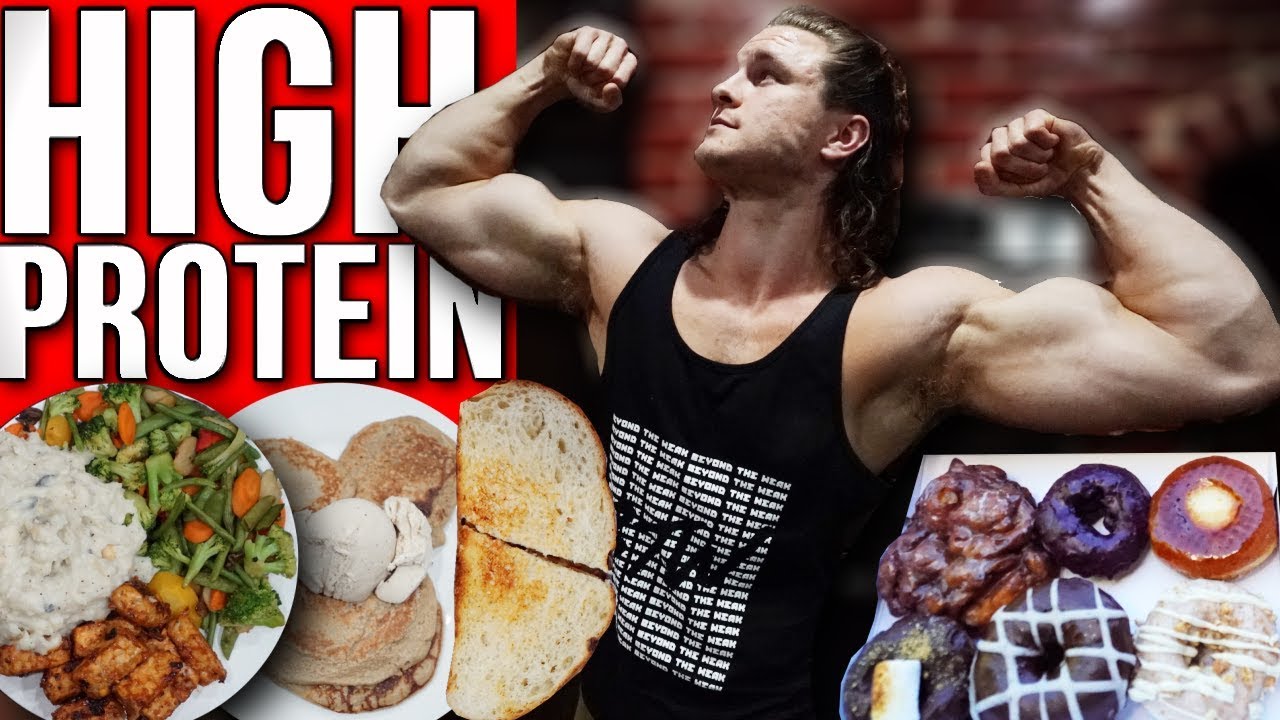 WHAT I ATE TODAY TO GAIN VEGAN MUSCLE! (MACROS INCLUDED)