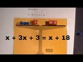 Solving Equations with Hands-on and Traditional Methods