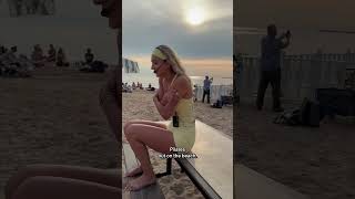 Free Pilates class draws HUGE crowd to Chicago’s Oak Street Beach every week!