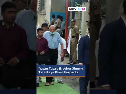 Jimmy Tata Pays Final Respects To Brother Ratan Tata | NDTV Profit