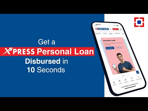 Get Up to ₹40 Lakh in 10 Secs - HDFC Bank XPRESS Personal Loan | Zero Documentation