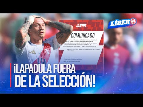 ¡Confirmado! GIANLUCA LAPADULA no jugará ante Uruguay ni Brasil por ELIMINATORIAS 2026 | Líbero