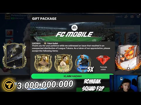 INI DIA KOMPENSASI BUG TOKEN LIGA & TOKO TOKEN LIGA DIBUKA! ROMBAK SQUAD F2P HABIS 3M COIN FC MOBILE