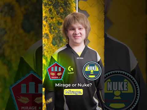 Sae, as a representative of the youngest generation, chose his favorite CS2 map #navi #cs2