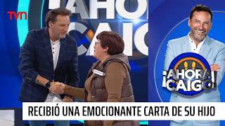 Antonieta recibió un especial mensaje en una carta de su hijo | ¡Ahora Caigo!