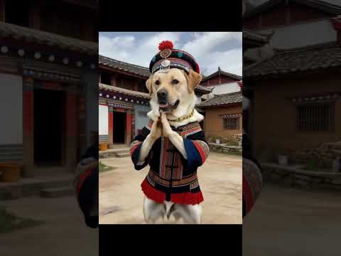 肉肉说了算🐶：狗子：今天高兴给大家来一段手势舞。