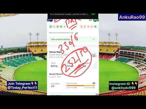 NZ vs SA Dream11 Prediction, NZ vs SA, New Zealand vs South Africa, NZ vs SA Dream11, Anku Rao