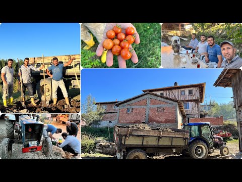Köy işleri köyde hayat Ali dayımın traktör yağ değişimi