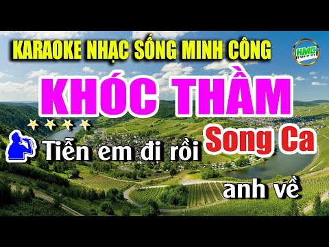 Karaoke Khóc Thầm Song Ca Cực Dễ Hát | Tuyển Chọn Bolero Trữ Tình | Nhạc Sống Minh Công