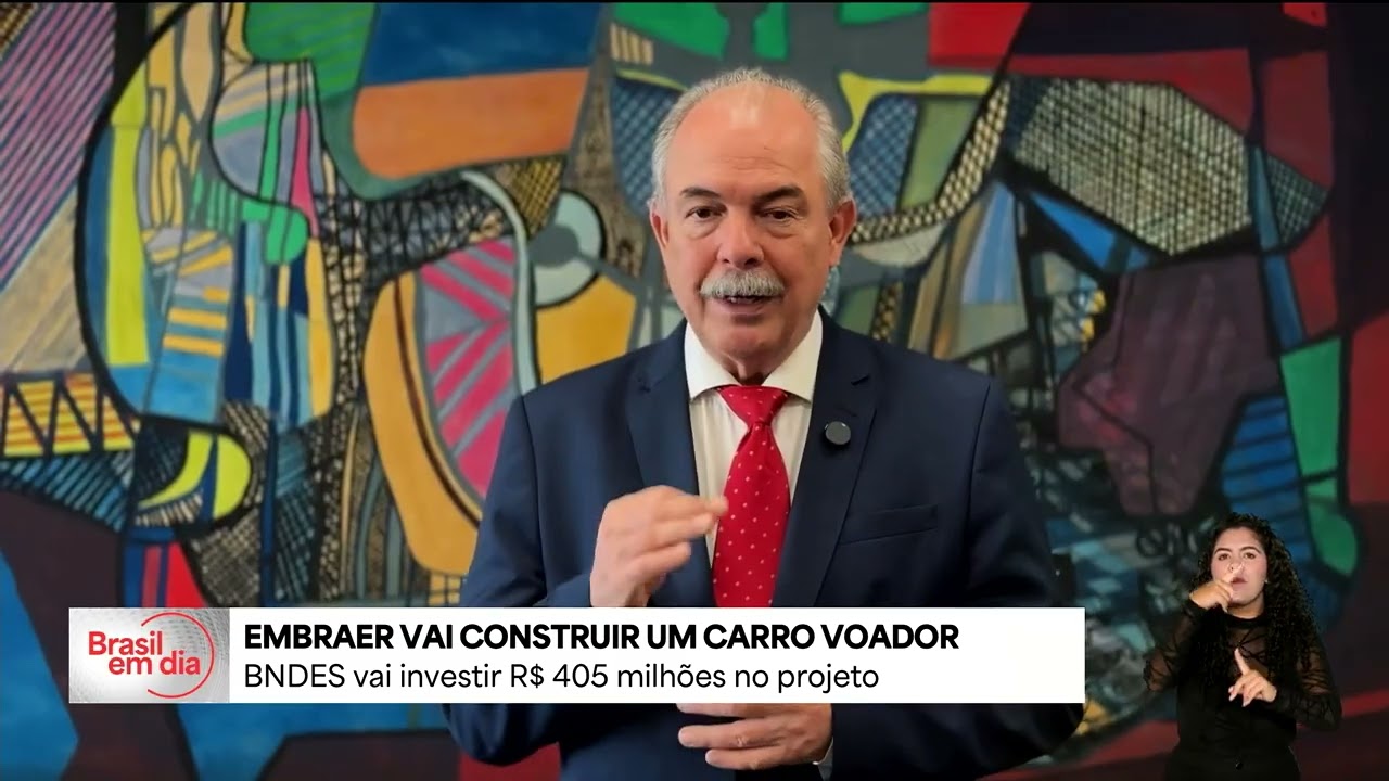 BNDES investe R$ 405 milhões na Embraer para fabricação do primeiro carro voador brasileiro