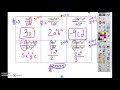 Dividing and Simplifying Negative Exponents
