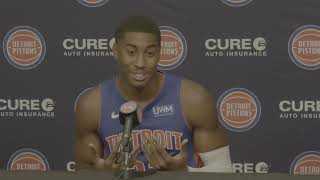 Jaden Ivey Full Interview Detroit Pistons Media Day 2023
