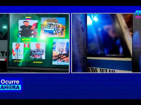 Detienen a tres implicados en el asesinato del chofer de Translima