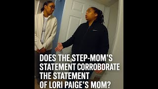Missing Girl Case - Detectives Interview Lori Paige's Step-Mom Latonya White in Nashville