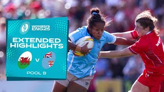 Down to the wire! 🤯 | Wales v Fiji | Rugby World Cup 2025 | Extended Highlights