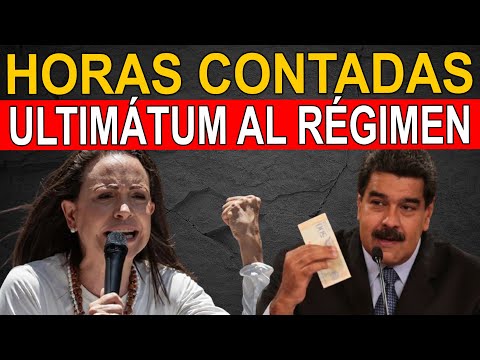 Maduro está en sus horas más críticas; María Corina lo revela ¿caerán antes del 10 de enero?