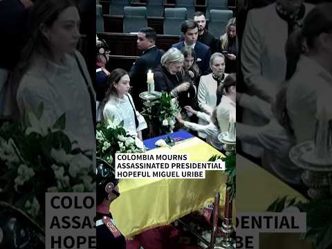 Colombia mourns assassinated presidential hopeful Miguel Uribe