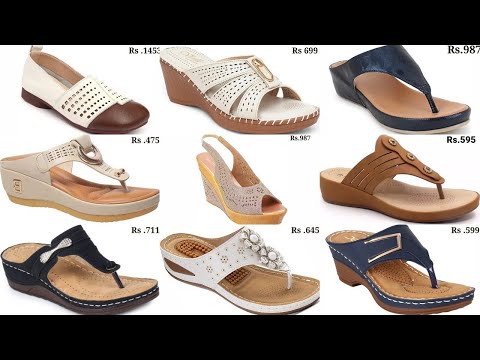 100% Comfort Footwear For Ladies : Sandal Shoes Slippers Slip-on Doctor Pump & Belly Shoes