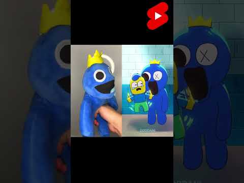 BLUES GOES CRAZY... 😂💙 Rainbow Friends Roblox #shorts #rainbowfriends