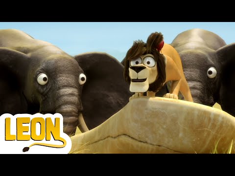 Leon -  Panutan Bagi Gajah 😍 | Gajah Kartun | Pertunjukan Hutan Lucu untuk Anak-anak