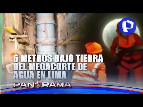 ¡Exclusivo! 6 metros bajo tierra del megacorte de agua: imágenes inéditas del lugar del corte