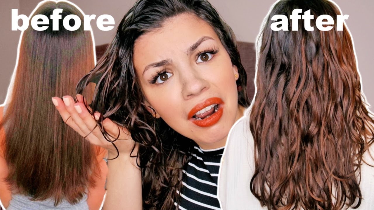 I tried the curly girl method on straight hair - Audrey Victoria