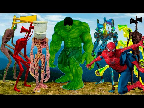 siren head crazy monsters vs superheroes