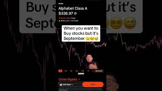 Buying stocks in September 😵‍💫