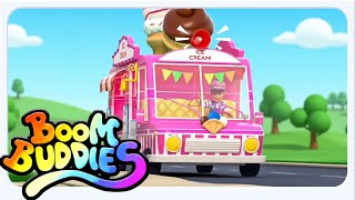 Boom Buddies – הגלגלים של משאית הגלידה | שירי ילדים בעברית