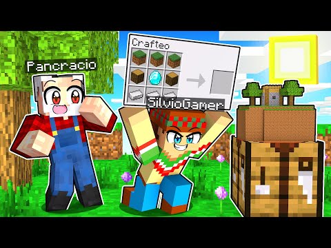 ¡MINECRAFT pero CRAFTEAMOS MINI CHUNKS PERSONALIZADOS! 😱😂 MINECRAFT con SILVIOGAMER y DANY