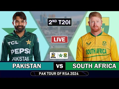 PAKISTAN vs SOUTH AFRICA 2nd T2O Match LIVE COMMENTARY | PAK vs SA T20 MATCH LIVE | SA 3 OV